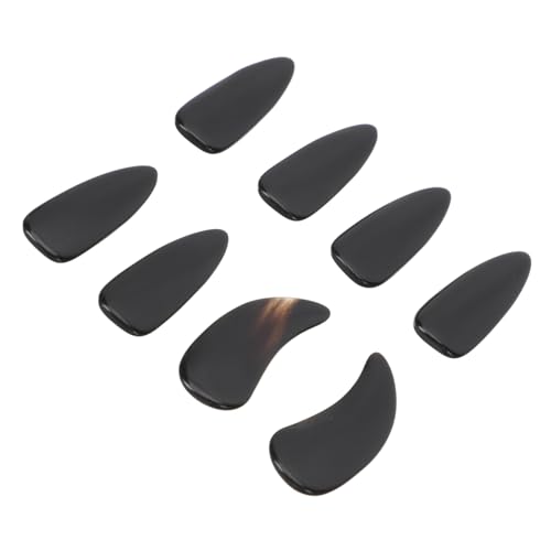 Holibanna 8Pcs Finger Picks for Adults Horn Performance Nails Comfortable Fit for Beginners Professionals Essential Accessories for Music