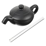 Healifty Vintage Suspended Teapot Water Fountain DIY Kit with Tube for Desktop Ornament Retro Style Tabletop Waterfall Feature Unique Household Furnishing Accessory for Aquarium and Office