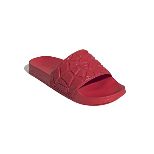 Image of adidas Mens Adilette Shower Arsenal Slides Casual Sandals Casual - Red