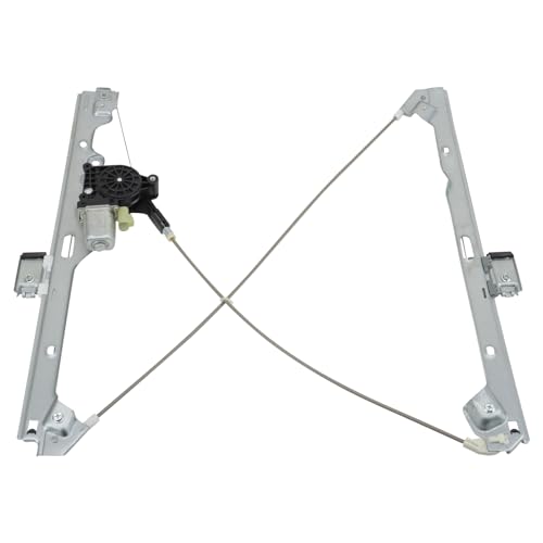 Image of TRQ Power Window Regulator w /Motor Front Passenger Right RH for Chevy GMC Cadillac
