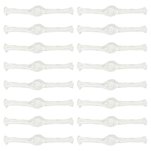 MECCANIXITY 16 Pairs Chinese Knots Frog Buttons Closure Beige White Sewing Buttons Fasteners for DIY Sewing Coats Cloak Sweater Bridal Costume Outfit, 3.54x0.47 Inch