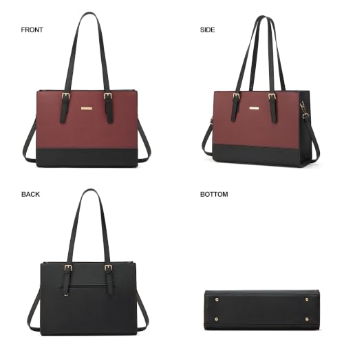 Image of Women Fashion Handbags Tote Bag Shoulder Bags Top Handle Satchel Purse Set