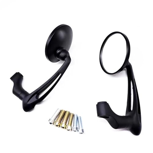 Espejos retrovisores universales 8 10 mm de aluminio ABS para moto Yamaha YBR 125 4
