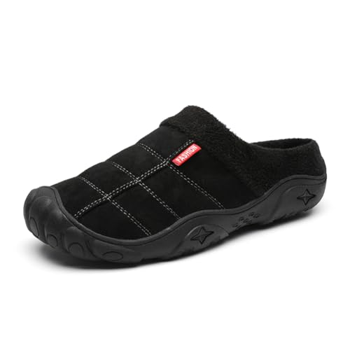 Twinice Botas de invierno para hombre, impermeables, forradas, antideslizantes, de invierno, para senderismo, trekking, trabajo, esquí, pesca, exteriores, talla 37 – 48 EU, 2020negro, 38 EU