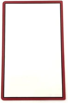 Top Mirror Glass Faceplate for Nintendo 3DS XL/New 3DS XL LCD Screen Repair Parts Red