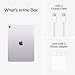 Apple iPad Air 11-inch with M3 chip Built for Apple Intelligence, Liquid Retina Display, 256GB, 12MP Front/Back Camera, Wi-Fi 6E, Touch ID, All-Day Battery Life — Purple