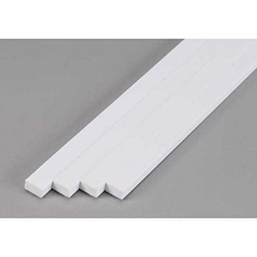 Profilés carrés 600 x 4,8 x 9,5 mm Evergreen 401 baguette plastique