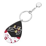 Porte-clés guitare - fabriqué en alliage de zinc et en acrylique connu pour son design et longévité, mini loupe