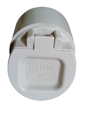 Image of PVC Pipe Fittings Pipe Screens Mosquito Tank Pvc Pipe Flap Gate Valve non Return Valve For Water New (63mm (2 inch))