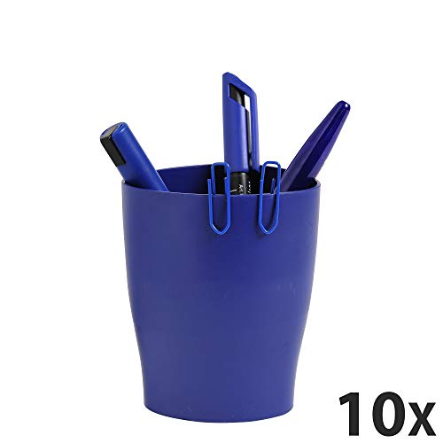 Exacompta 676104D Set di 10 Portapenne Blu notte