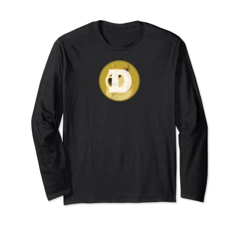 Dogecoin Doge Green Krypto Nachhaltige Kryptowährung Langarmshirt
