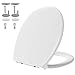 Price comparison product image Mass Dynamic Soft Close White Toilet Seat  Quick Release UF Loo Cover, Adjustable Top Fix Hinges, Universal O Shape (Signature Series)