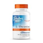 Doctor's Best, L-Theanine with Suntheanine, 150 mg, 90 Vegan Capsules, Soy-Free, Gluten-Free, GMO-Free, Amino Acid