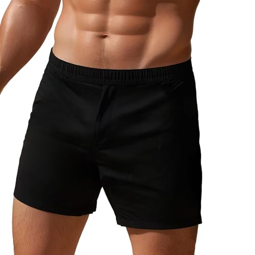 Men's Silk Boxer Shorts Ice Silk-feel Breathable Seamless Underwear Loose Fit Comfortable Boxers for Men3