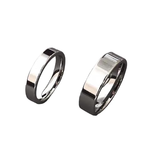 Bague minimaliste en acier pour un style quotidien tendance Ins non décolorée