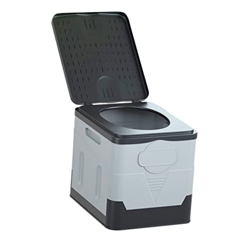 OUNONA Portable Folding Toilet for Camping Simple Travel Potty Car Storage Container Pp Material Easy to Cle