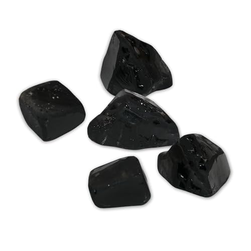 Image of Natural Black Obsidian Rough Stone 100g - Raw Crystal for Manifestation, Reiki Healing & Chakra Balancing