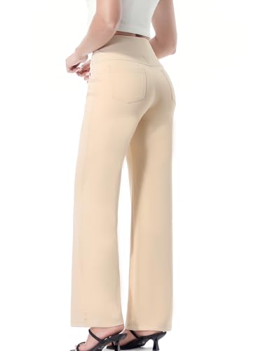 Pantalon sport jogging femme extensible résolvant le problème de maintien au ventre
