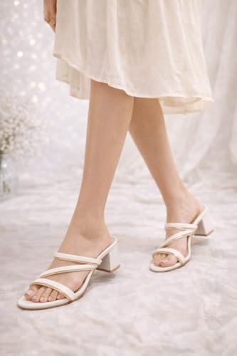 Image of Women's PU Leather Sandals | Comfortable Open-Toe Stylish Sandal Flats