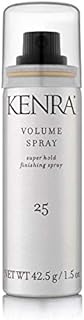 Kenra Volume Spray 25 50% | Super Hold Finishing & Styling Hairspray | Flake-free & Fast-drying | Wind & Humidity Resistance | All Hair Types | Travel 1.5 oz