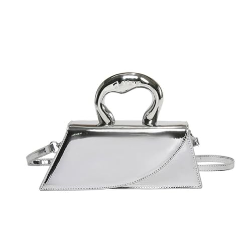 Sac à bandoulière tendance femme, petit sac à main pochette en cuir PU uni