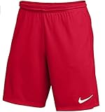 Nike Youth Park III Shorts (Red, Medium)