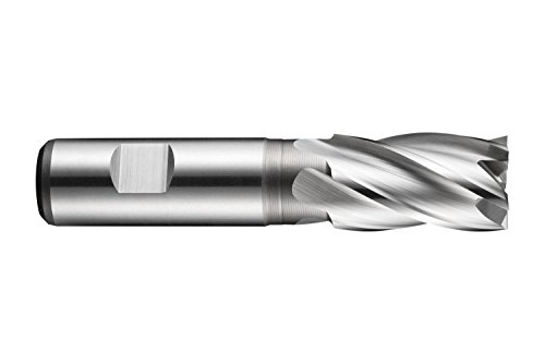 Image of Dormer C2471 Multi-Flute End Mill, Bright, HSS-E Powder Metal, Head Diameter 25.04 mm, Flute Length 45 mm, Full Length 121 mm