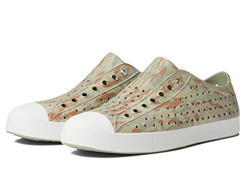 Jefferson Print, Zapatillas mixtas,, Verde Olmo Blanco Cáscara Ormo Eucamo, 46.5 EU