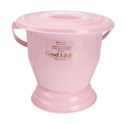 Beavorty 1個 ふた付き小便器 plastic toilet 成人 おまる 尿 容器 妊婦 スピットン プラスチック