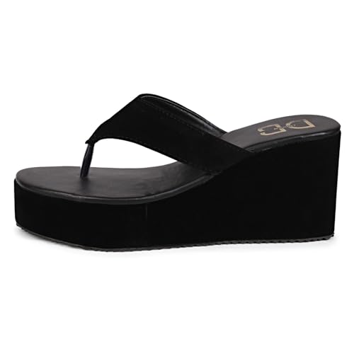 Image of DB Cooper Fashion Platform Wedges Casual Heels Sandals Comfortable and Stylish Women & Girls