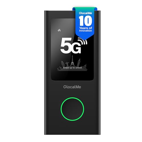GlocalMe Numen Air 5G Mobile Hotspot, Portable WiFi Hotspot for...