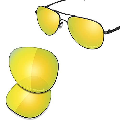 Image of SAUCER Premium Replacement Lenses & Nosepads for Oakley Elmont L OO4119 60mm Sunglasses