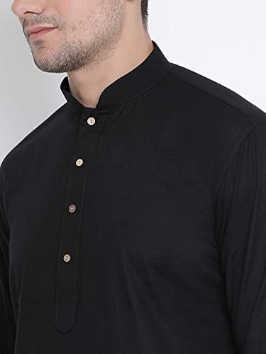 Image of Royal Kurta Mens Cotton Long Kurta Pyjama Set