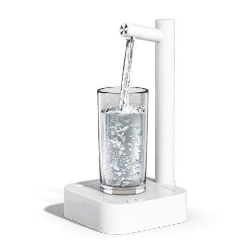 ChayWillow Electric Desktop Water Dispenser for 5 Gallon Bottle | 6-Level Water Output, Type-C Rechargeable, Low-Noise Operation, Wide Bottle Compatibility, Detachable Portable Design - image 1