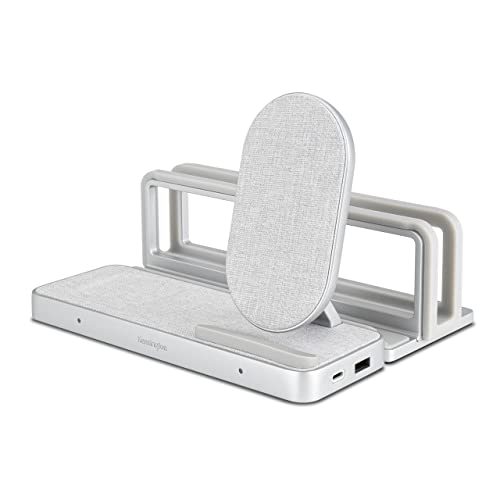 Kensington - Station d'Accueil StudioCaddy avec Chargement Qi Sans Fil pour Appareils Apple, Chargeur Sans Fil pour iPhone / iPad / MacBook / Apple Watch et MacBook (K59090WW)