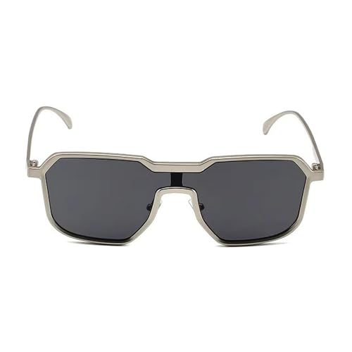 Image of Dervin UV Protected One Piece Designer Punk Style Metal Sunglasses for Men and Women