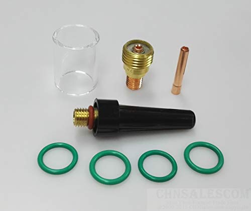 CHNsalescom 8 pcs TIG Welding Torch Gas Lens Cup Kit for Tig WP-9/20/25 Series (1.0mm .040
