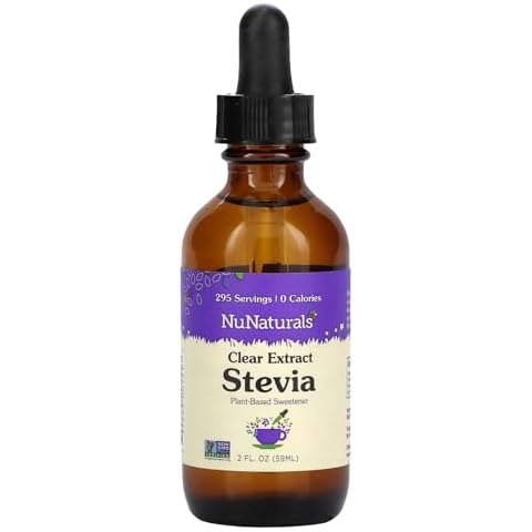 NuNaturals Nustevia Clear Stevia Liquid Bottle Cover