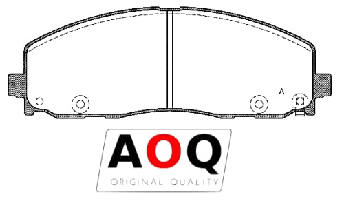 AOQ - PASTIGLIE FRENI ANTERIORI COMPATIBILI CON FIAT FREEMONT dal 8/2011