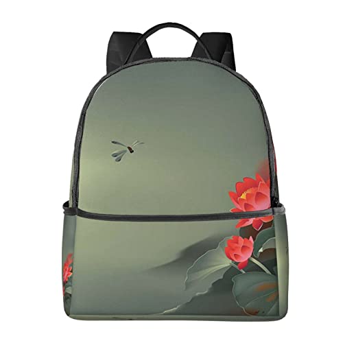 Sac à dos de voyage fleur de lotus une touche de sérénité pour vos trajets quotidiens