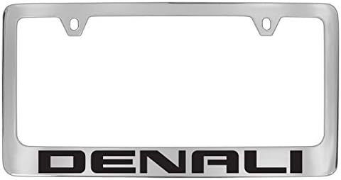 GMC Denali Chrome Metal License Plate Frame Holder