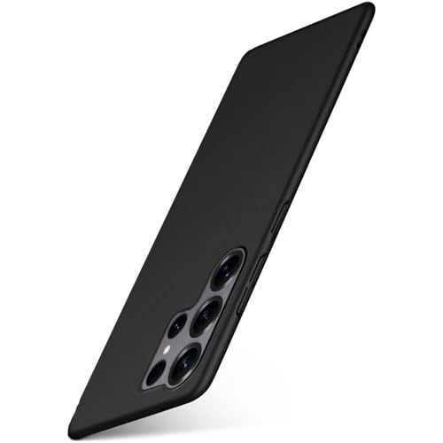 moex Alpha Coque pour Samsung Galaxy S25 Ultra - Ultra fine, protection avec surélévation pour l'appareil photo, étui mince et rigide, coque arrière la plus fine,...
