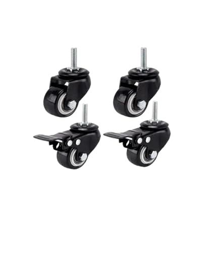 Roulette silencieuse double roulement anti-rayure pour sol fragile M10