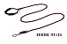 PPEETT 4 FT / 5 FT / 6 FT Leather Dog Leash Braided,Heavy Duty Training Leash, Suitable for Running and Walking for Large, Medium and Small Sized Dogs (Red, 2/5