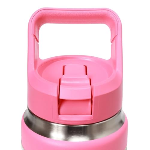 Image of YETI Rambler 26 oz Bottle, Vacuum Insulated, Stainless Steel with Color Matching Straw Cap