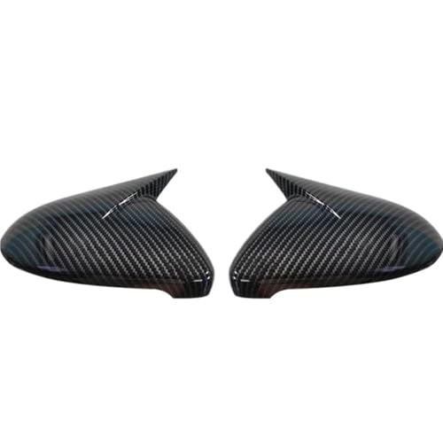 Coque de rétroviseur Golf 7 en fibre de carbone style MK7 R