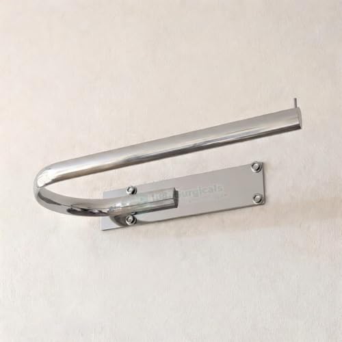 Image of IS IndoSurgicals Lead Apron Hanger Stand, SS 304 Wall Mounted Radiology Holder for X-Ray Rooms (For one Apron)