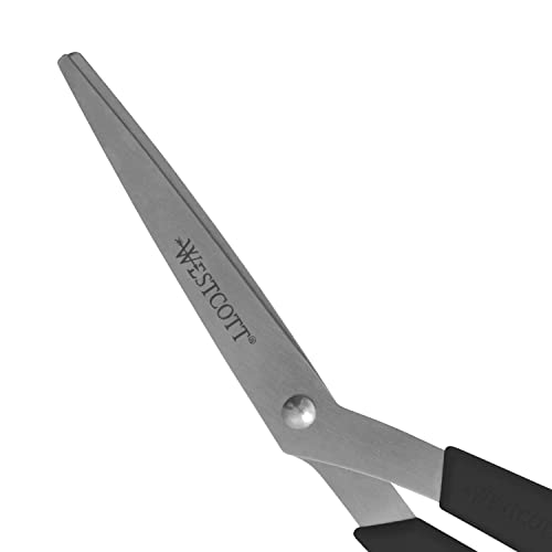 Westcott All Purpose Value Scissors, 8" Bent, Pack Of 3, Black (13402) #TOP5