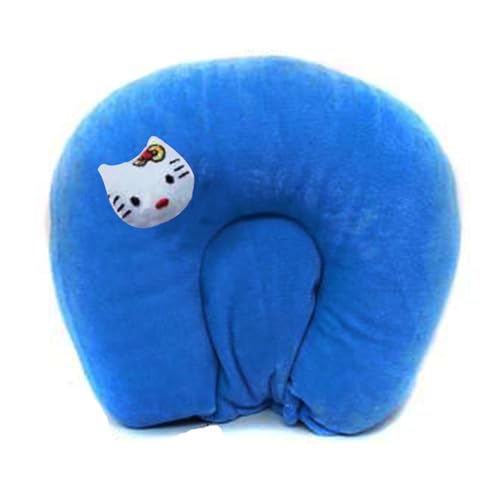 Image of Mustard Pillow for New Born Baby, Ideal for Round Head Shaping Seed Pillow with Foam Cotton Cover for 0 to 12 Months Babies
