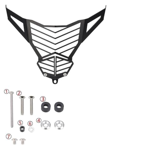 Couvercle de protection calandre moto pour CRF250L CRF300L 2021-2025 cache latéral phare